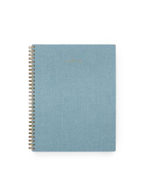 2027 Year Task Planner 'Chambray Blue' 2027 Year Task Planner 'Chambray Blue'