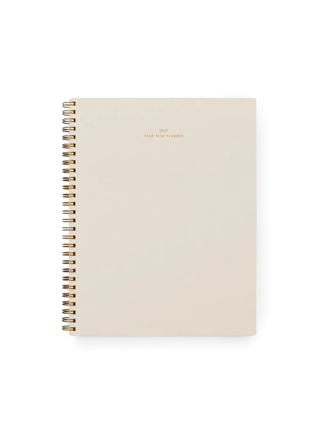 2027 Year Task Planner 'Natural Linen' 2027 Year Task Planner 'Natural Linen'