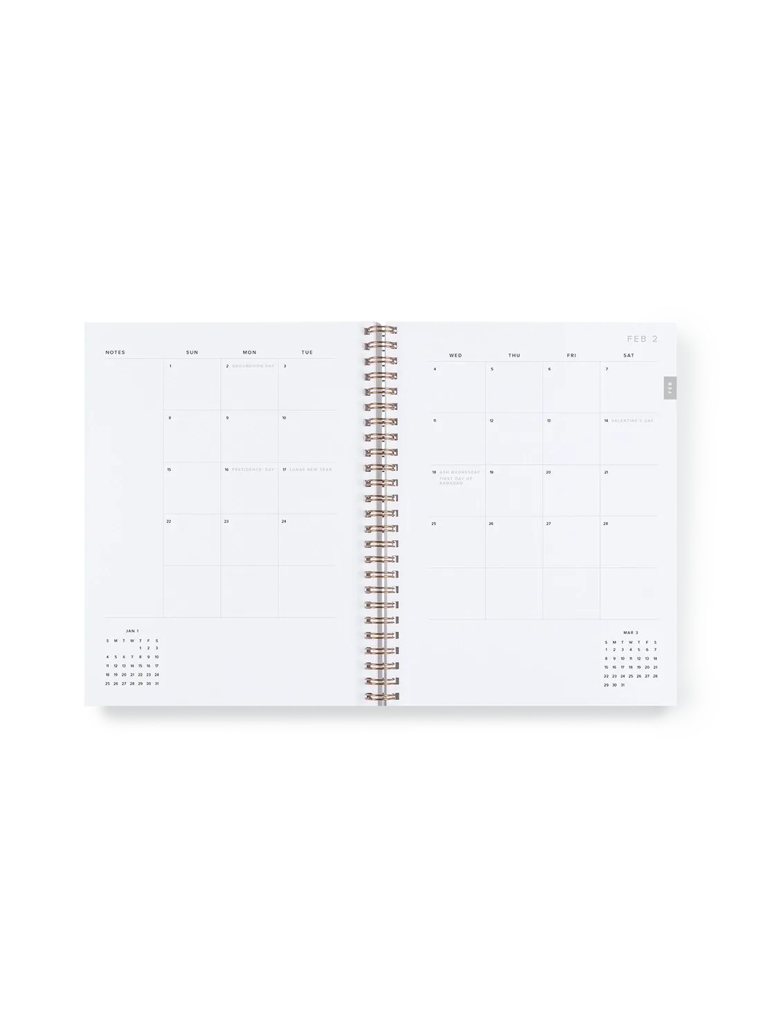 PRE-ORDER 2027 Compact Task Planner 'Hunter Green'