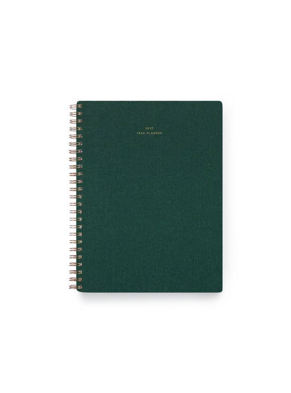 PRE-ORDER 2027 Compact Task Planner 'Hunter Green'