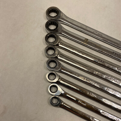 Matco 8pc Metric Double Box End Ratcheting Wrench Set - Shop - Tool Swapper