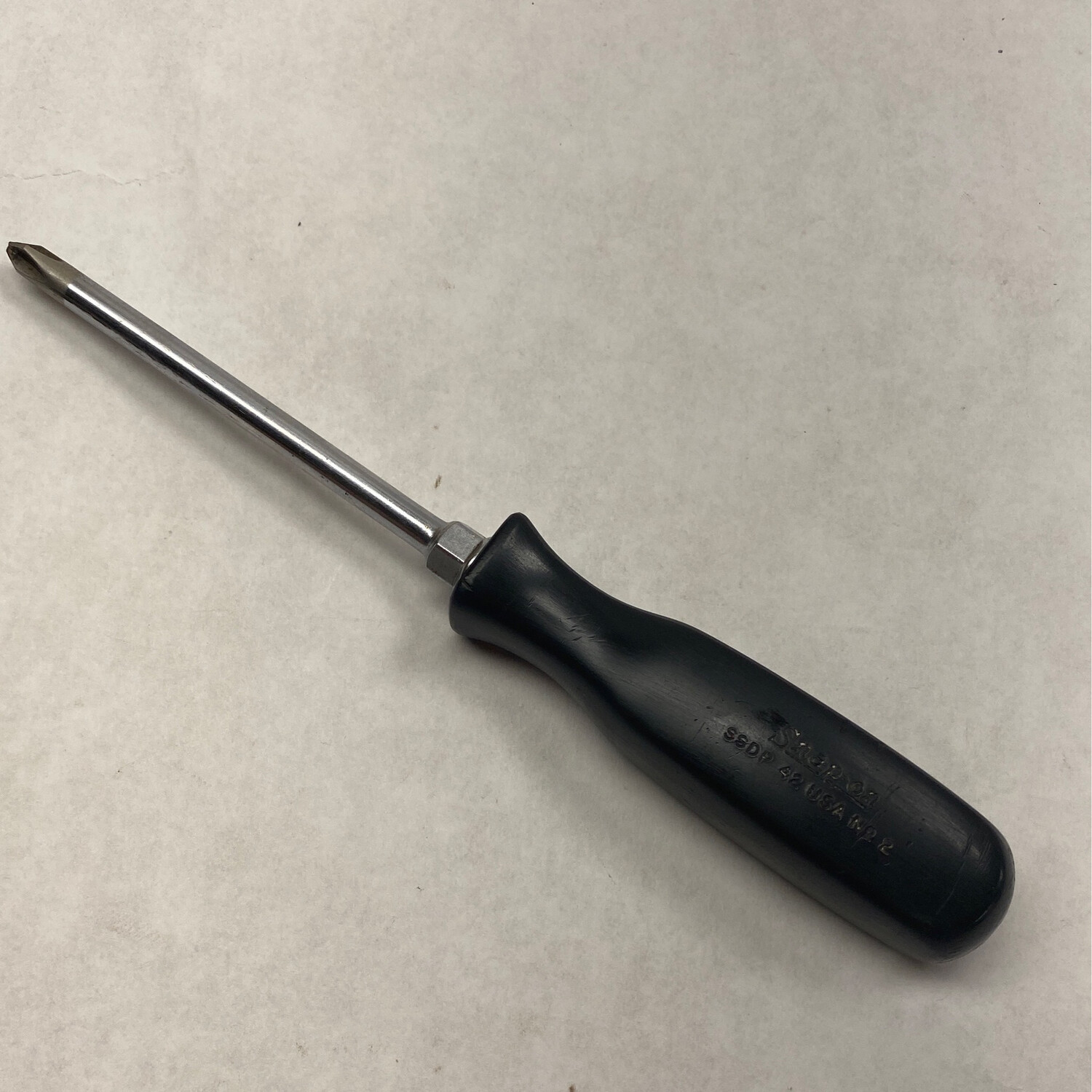 Snap On 8” Hard Handle Phillips Screwdriver, SSDP42