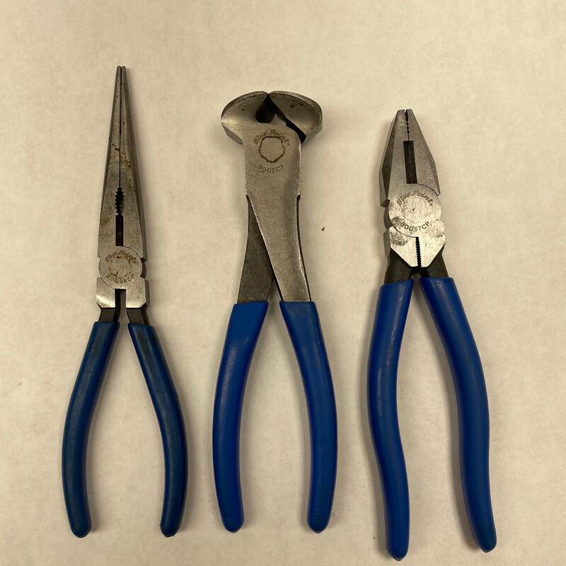 Blue Point BDGPL800 8-Piece Soft Grip Pliers & Cutters Set – USA Made, Free Priority Shipping