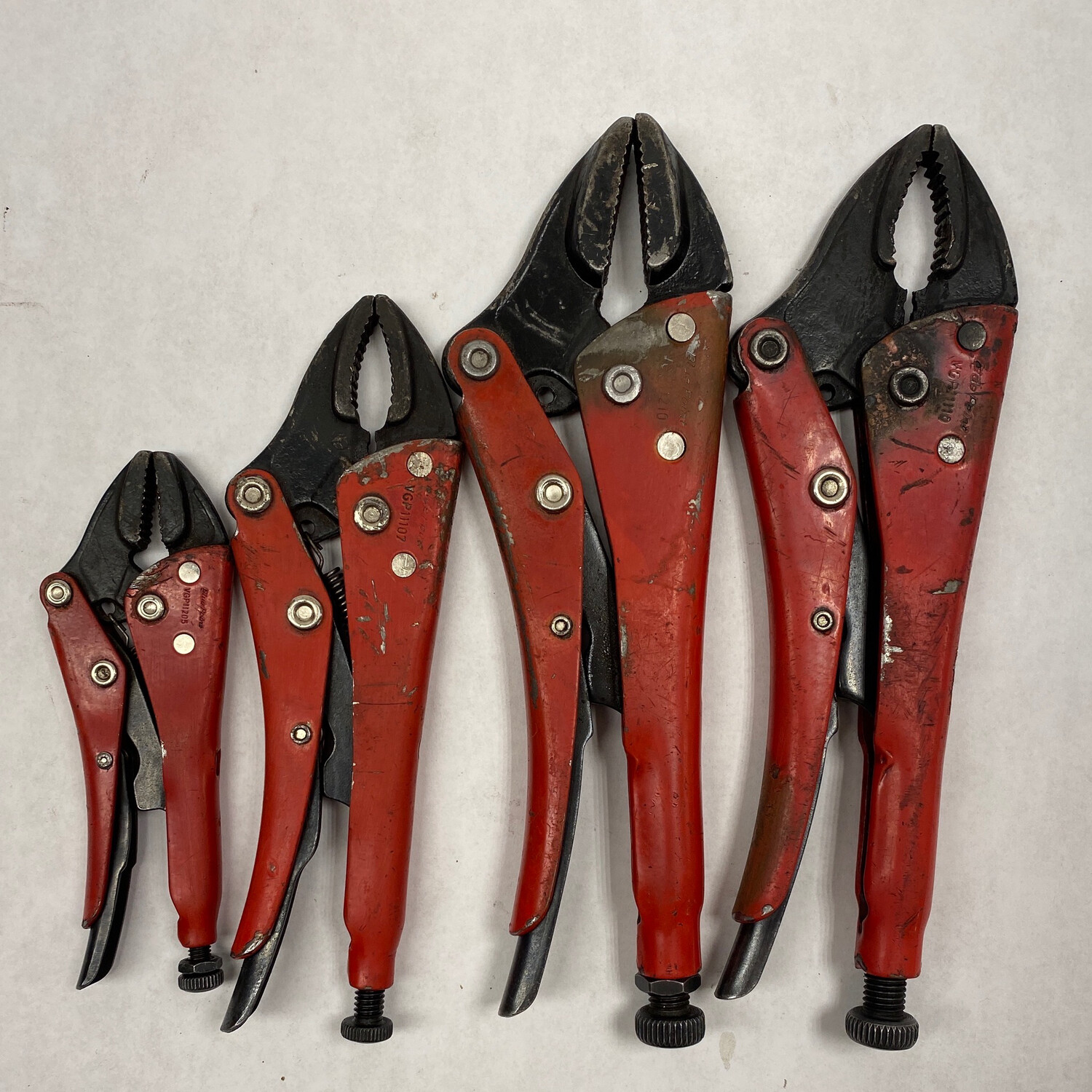 BluePoint 4pc Locking Plier Set Shop Tool Swapper