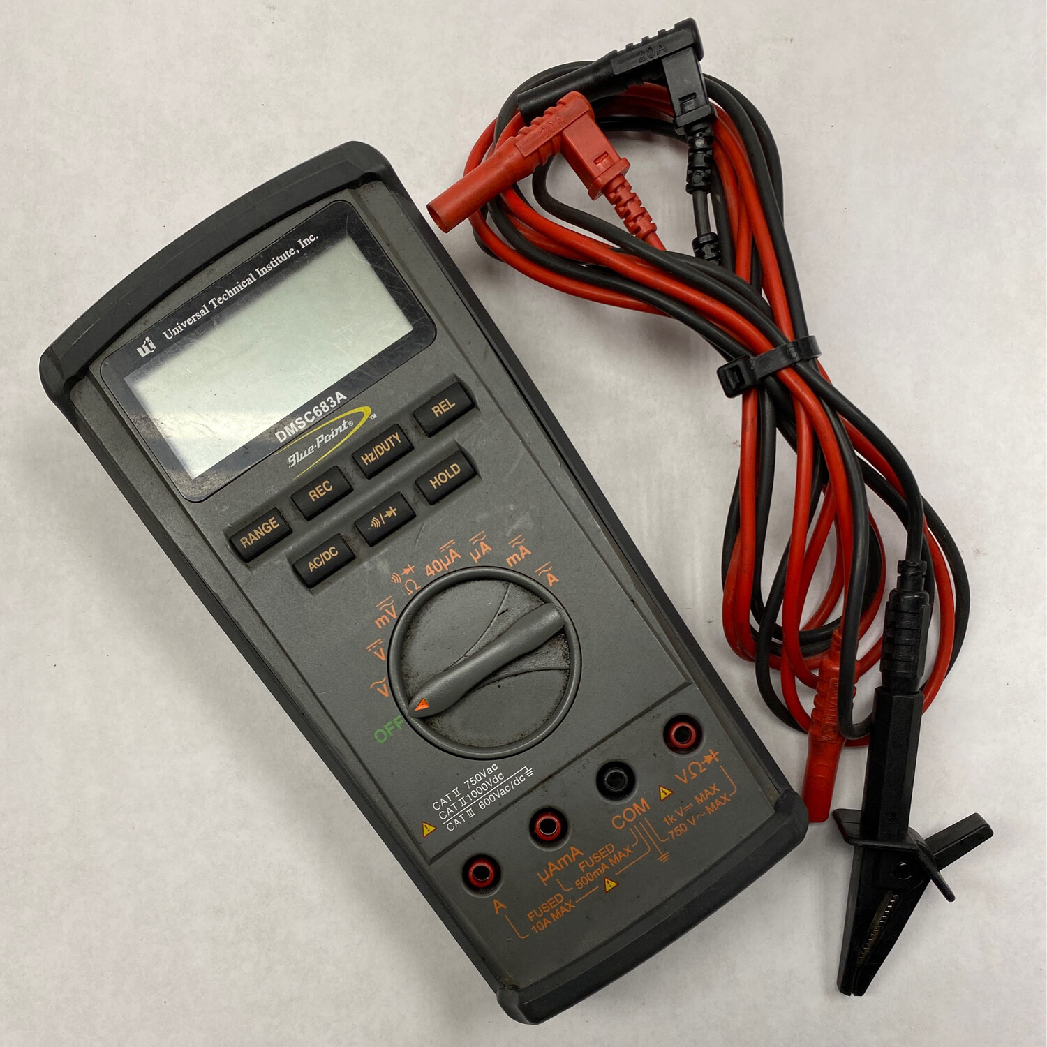 Blue Point AutoRanging Digital Multimeter, DMSC683A Shop Tool Swapper