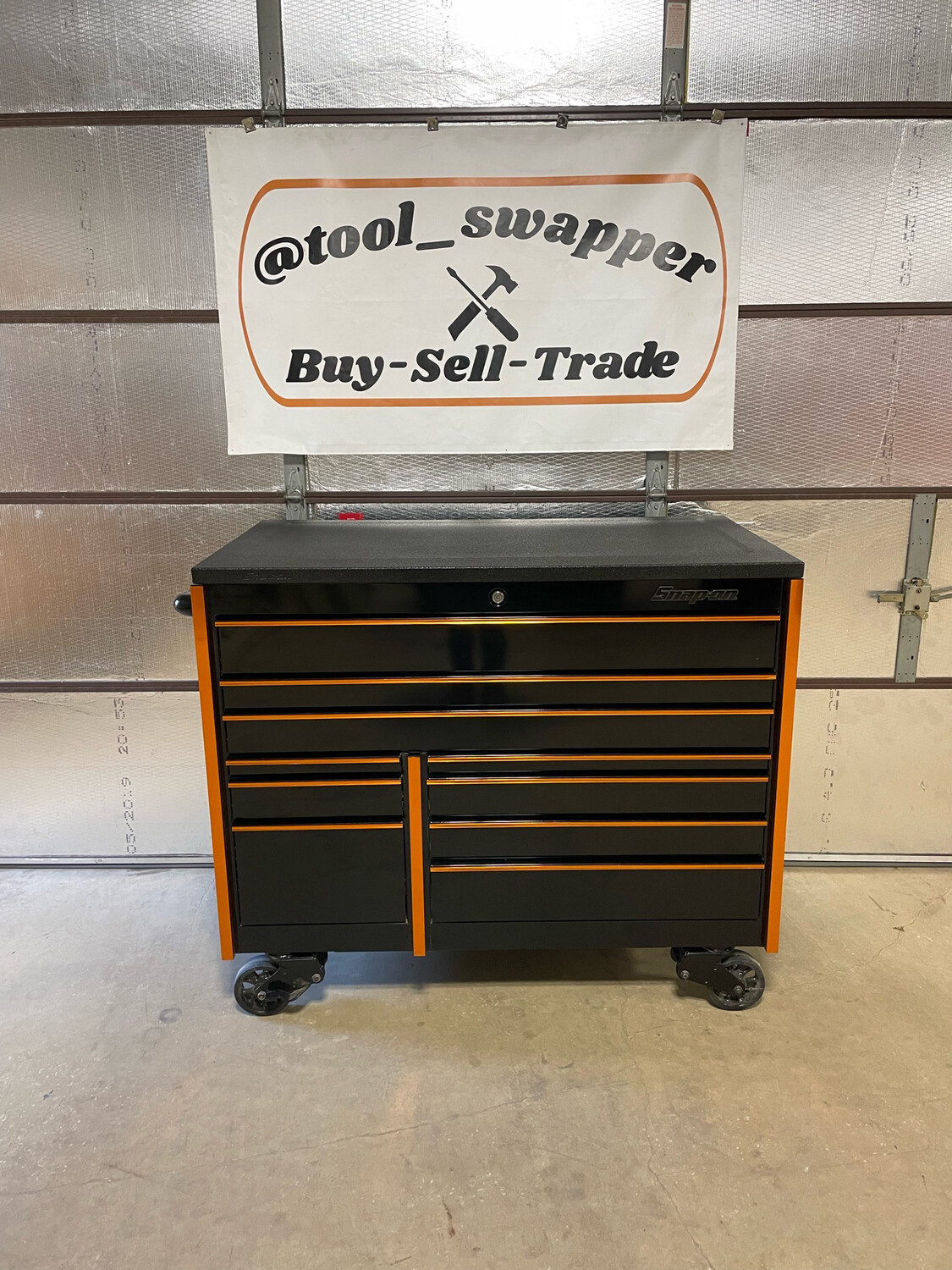 Snap On KTL Double Bank Tool Box with Rhino Lined Top, KTL1022APXY