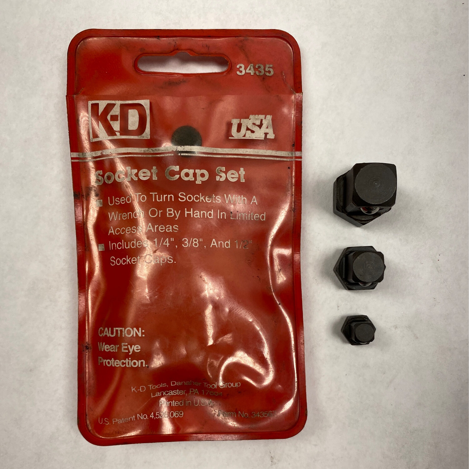 K-D Socket Cap Set 1/4”, 3/8”, And 1”, 3435