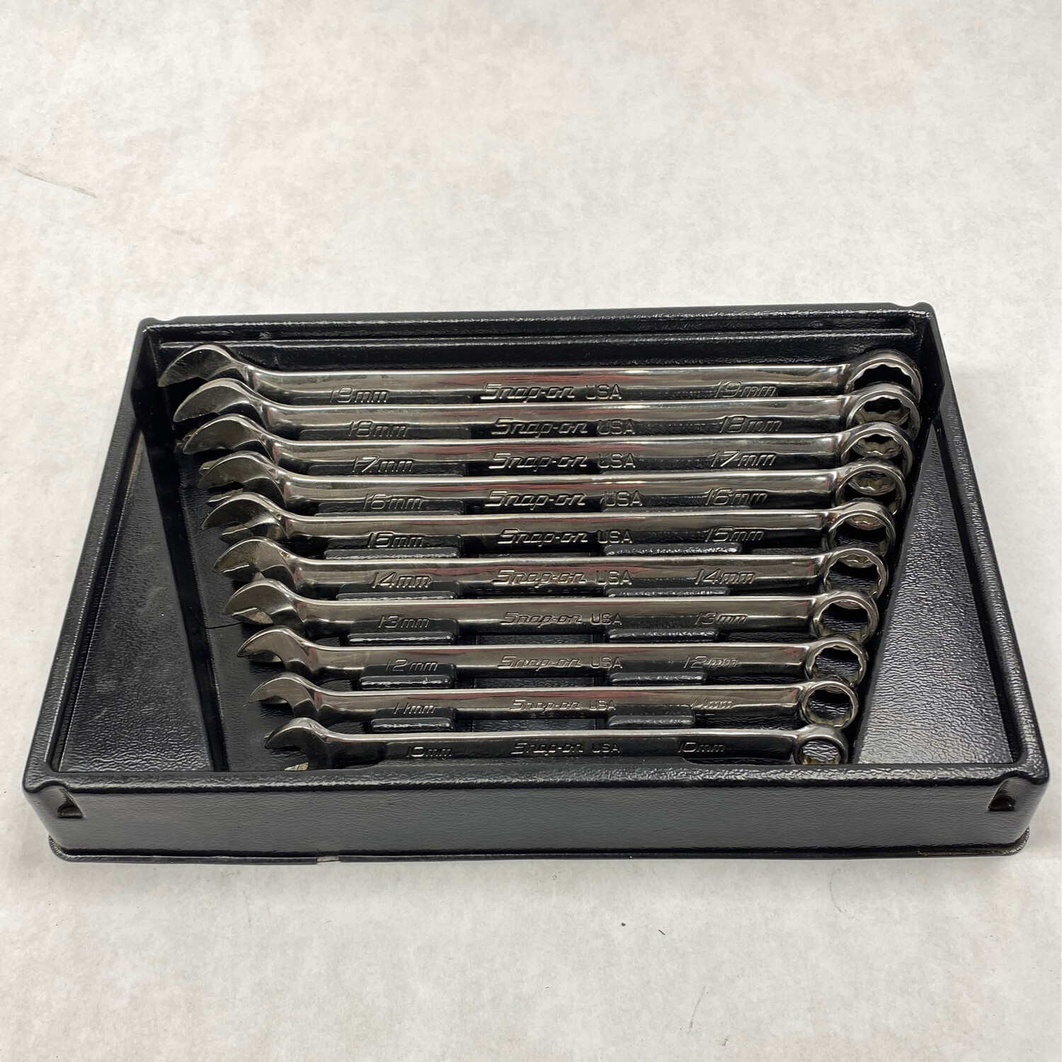 Snap On 10pc Flank Drive Plus EXTRA LONG Combination Wrench Set, 1019mm Shop Tool Swapper