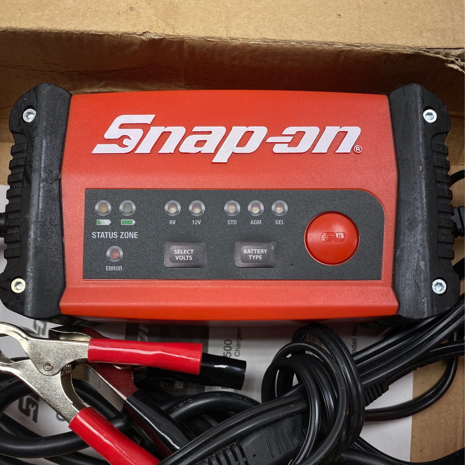 Snap On Battery Charger Maintainer EEBM500 Shop Tool Swapper