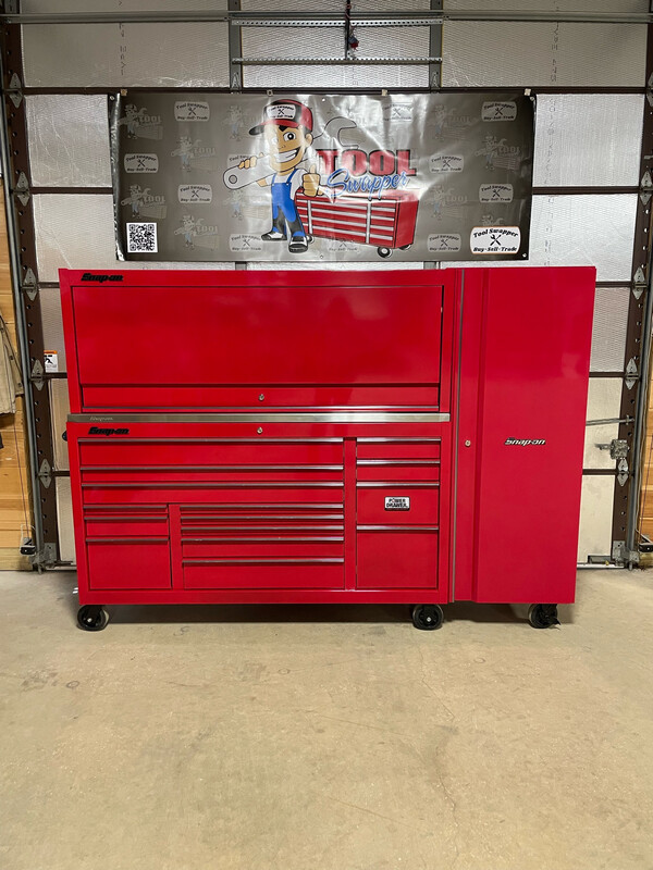 Snap On Triple Bay KCP, With Hutch And Side Locker, KCP1423BVA