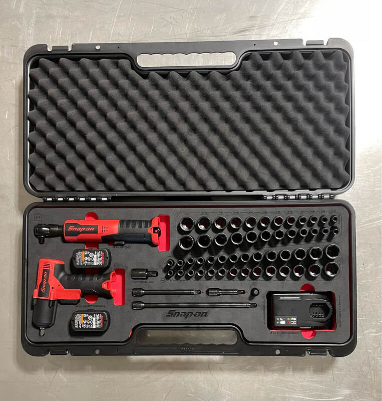 NEW Snap On 62pc Cordless Impact To Go Kit, 262CTSS01FR