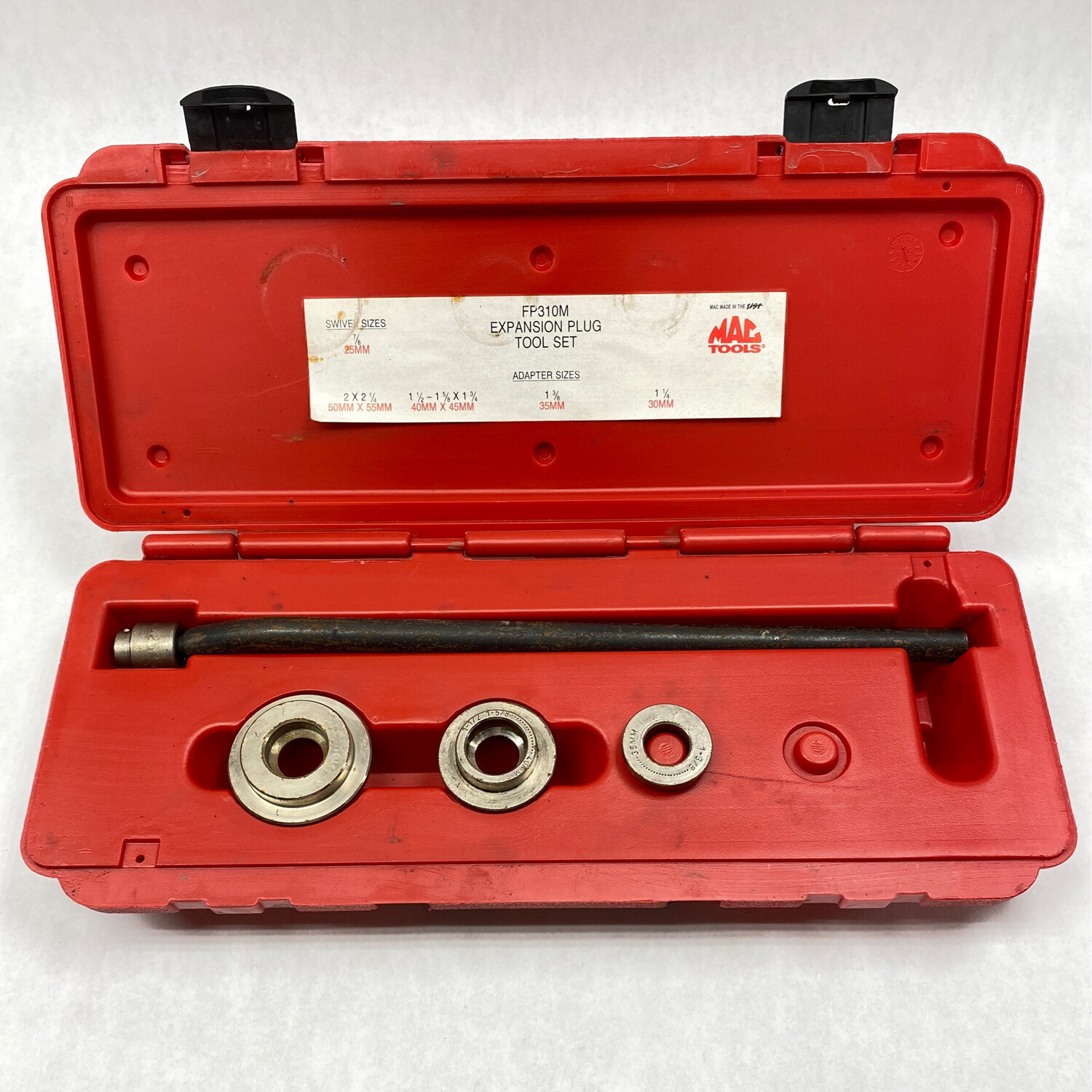 Mac Tools Expansion Plug Tool Set, FP310M Shop Tool Swapper