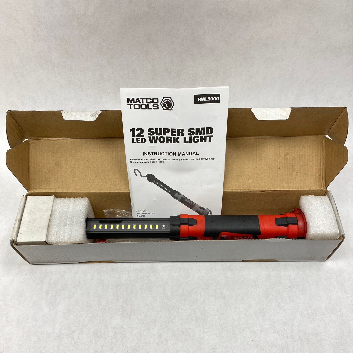 Matco 12 Super SMD LED Work Light, RWL5000 Shop Tool Swapper