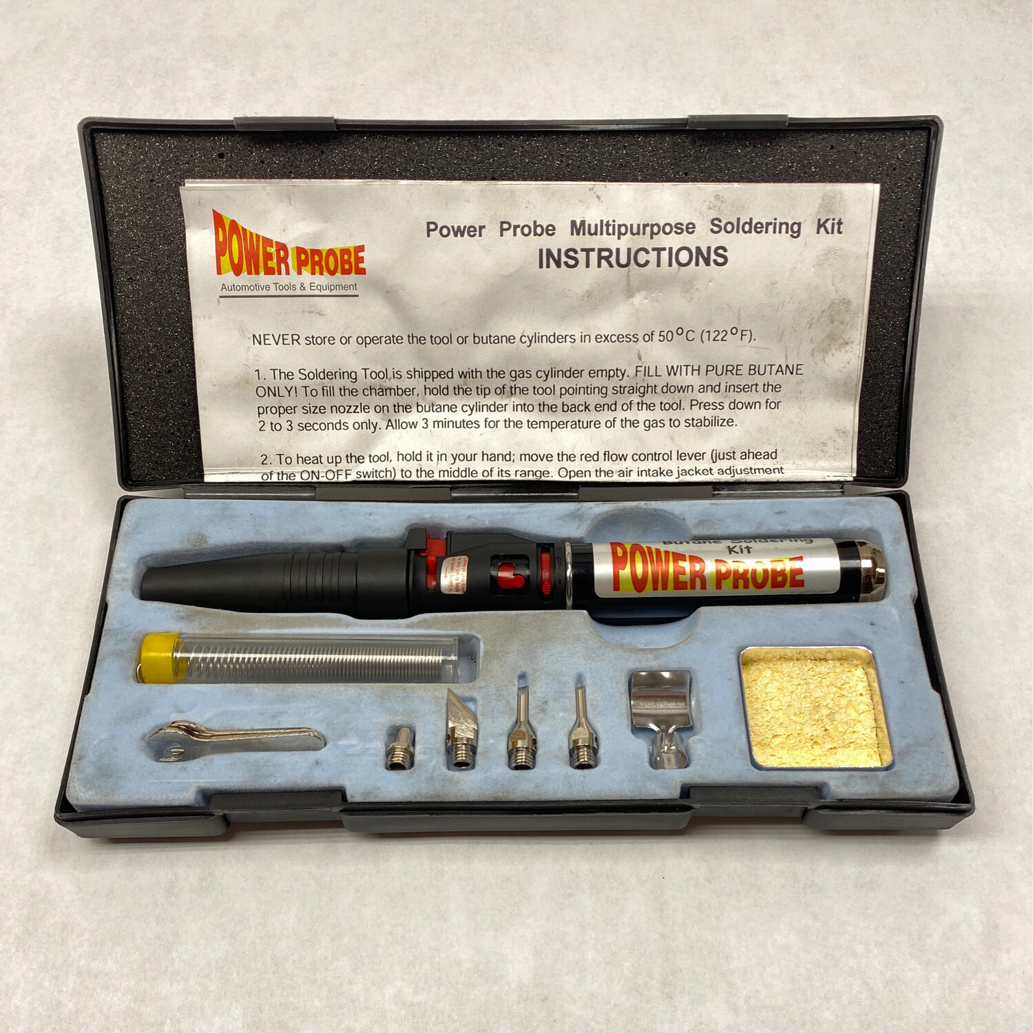 Power Probe Butane Soldering Kit, PPSK Shop Tool Swapper