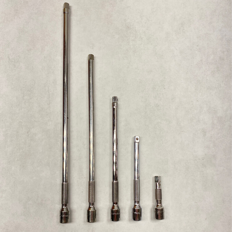 Snap On 5pc 1/4” Drive Knurled Extension Set, TMXK110, TMXK80