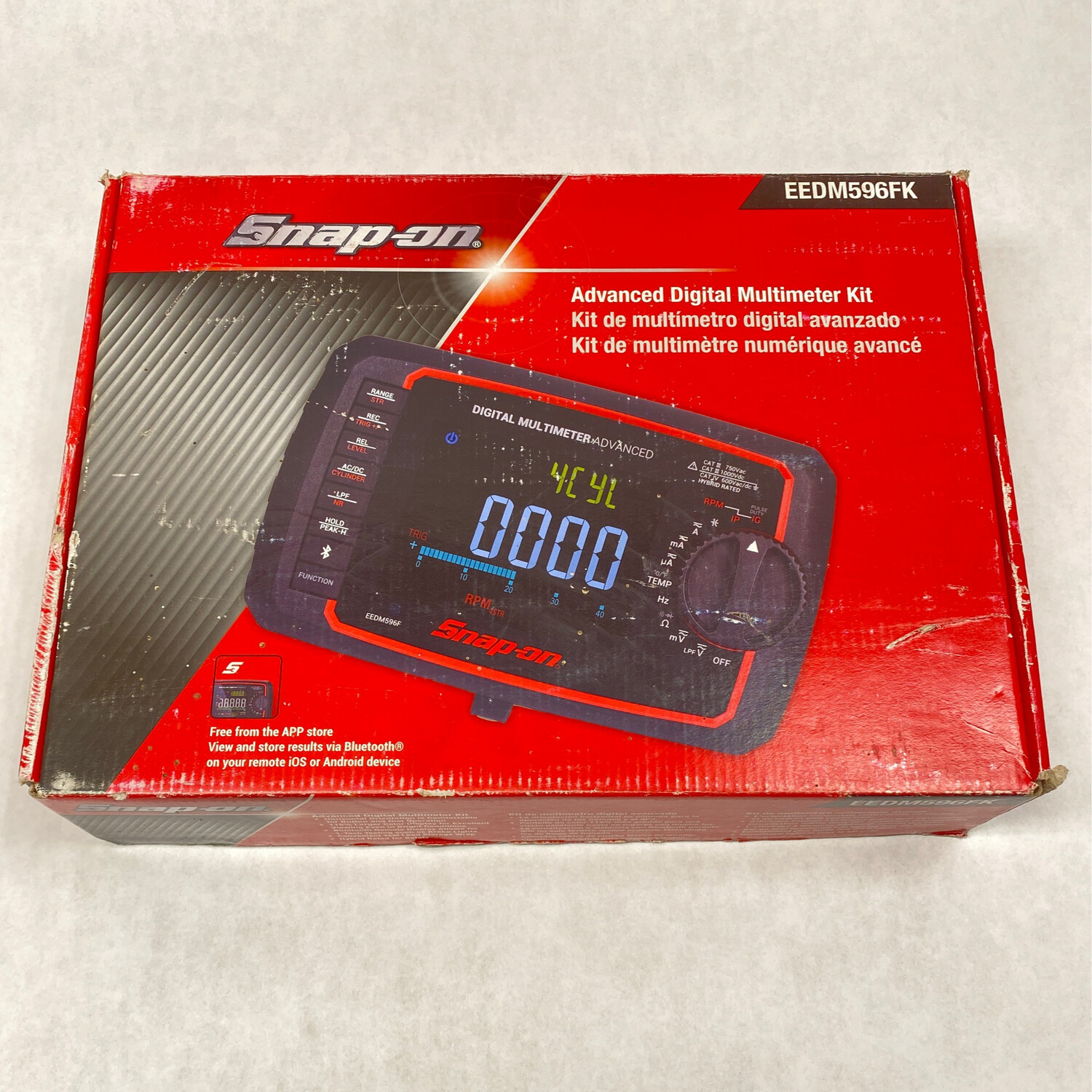 Snap On Advanced Digital Multimeter Kit, EEDM596FK Shop Tool Swapper
