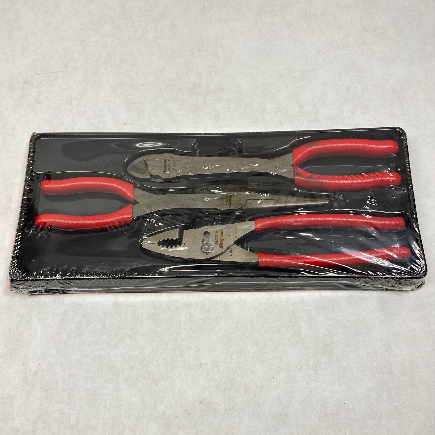 NEW Snap On 3 Piece Heavy Duty Long Reach Pliers Set Sealed, PL330ACF