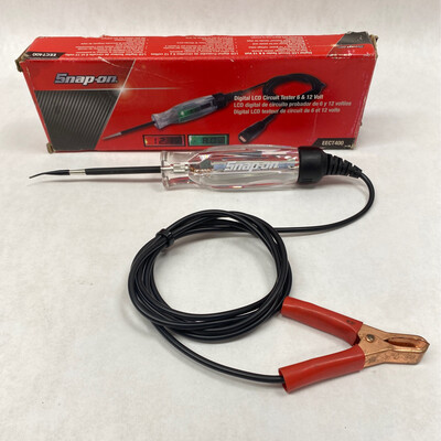 NEW Snap On Digital LCD Circuit Tester 6 & 12 Volt, EECT400