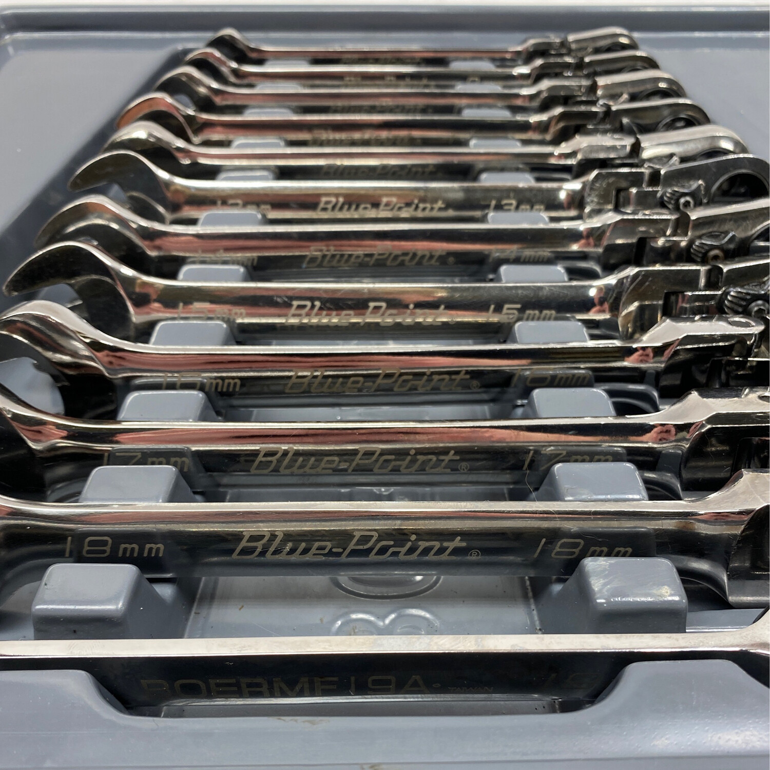 Blue Point 12 Piece Metric 12pt Flex Head Ratchet Wrench Set