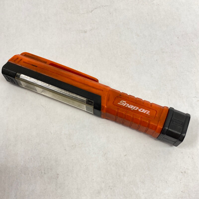 Snap On Pocket COB High Power Torch Light With UV & Magnet In Orange