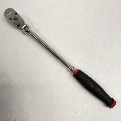 Snap On FHLD80  Red Ratchet 3/8 Drive Long Hard Handle  Dual 80 Brand New 