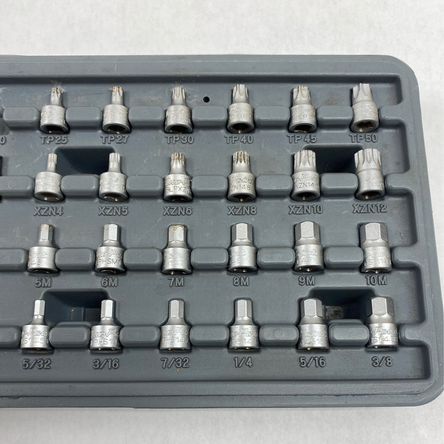 Blue Point 39 Piece 1/4” Drive Stubby Bit Socket Set