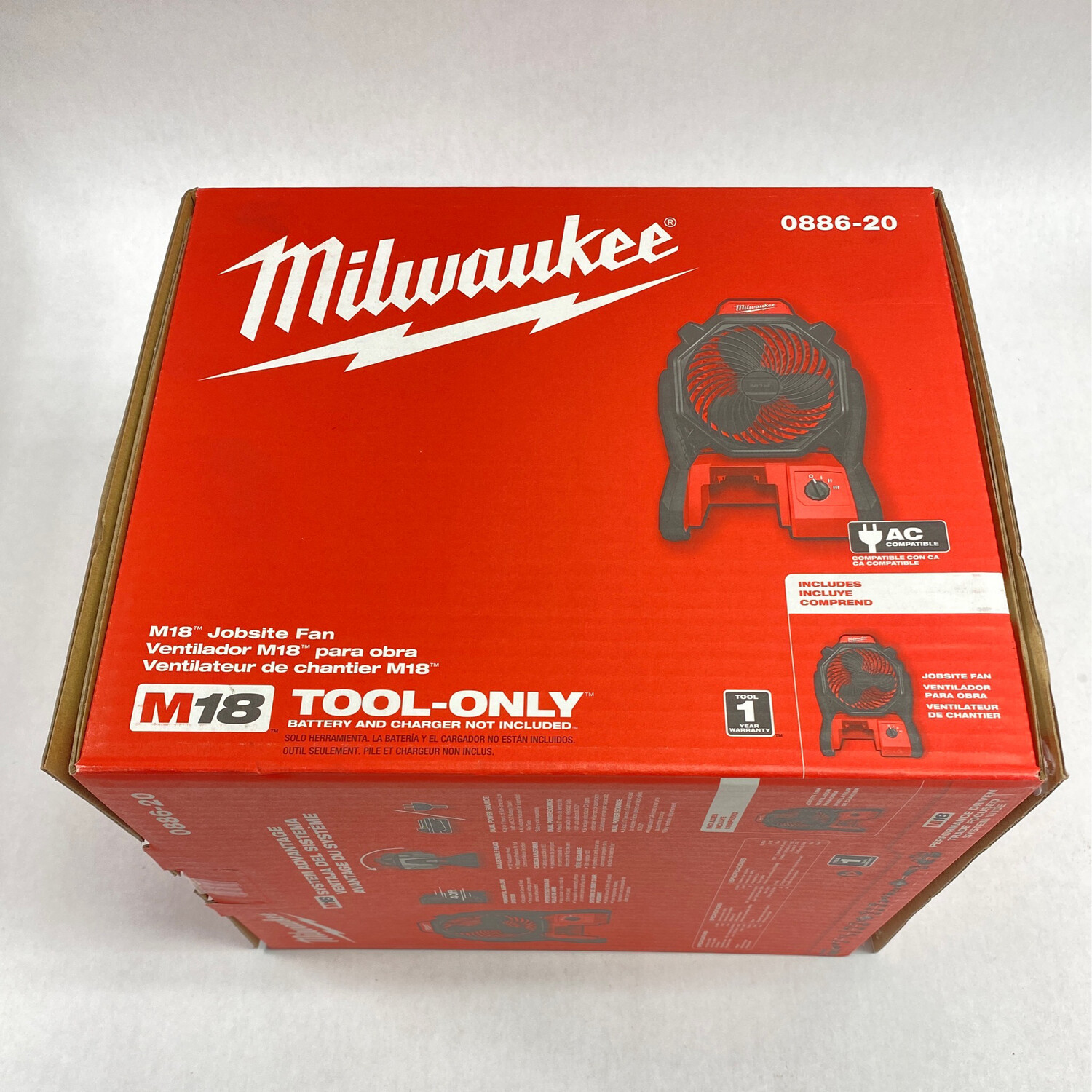 Milwaukee M18 Job Site Fan, 0886-20