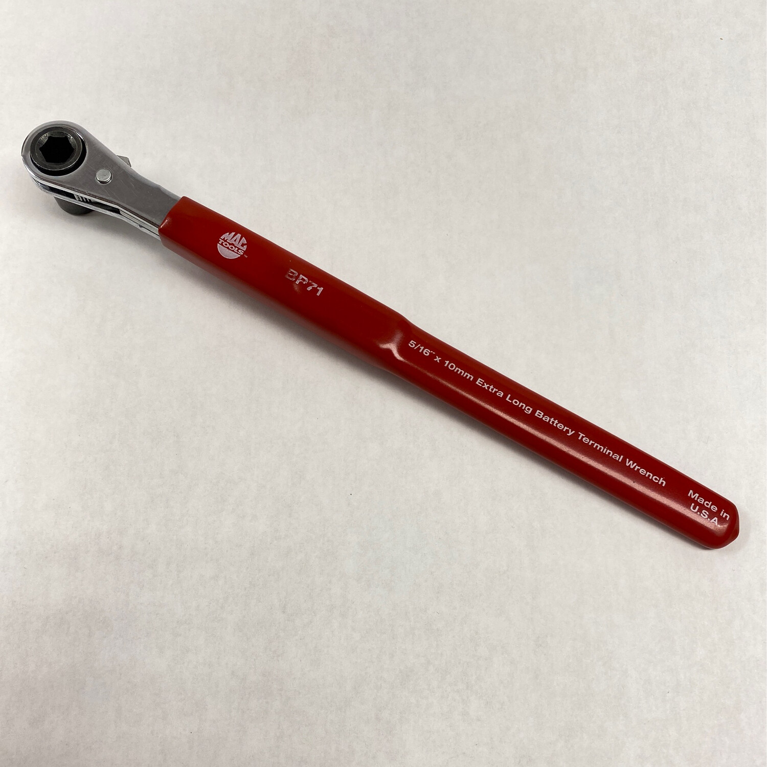 Mac Tools ExtraLong Ratcheting Battery Terminal Box Wrench 5/16" x 10mm, BP71 Shop Tool Swapper