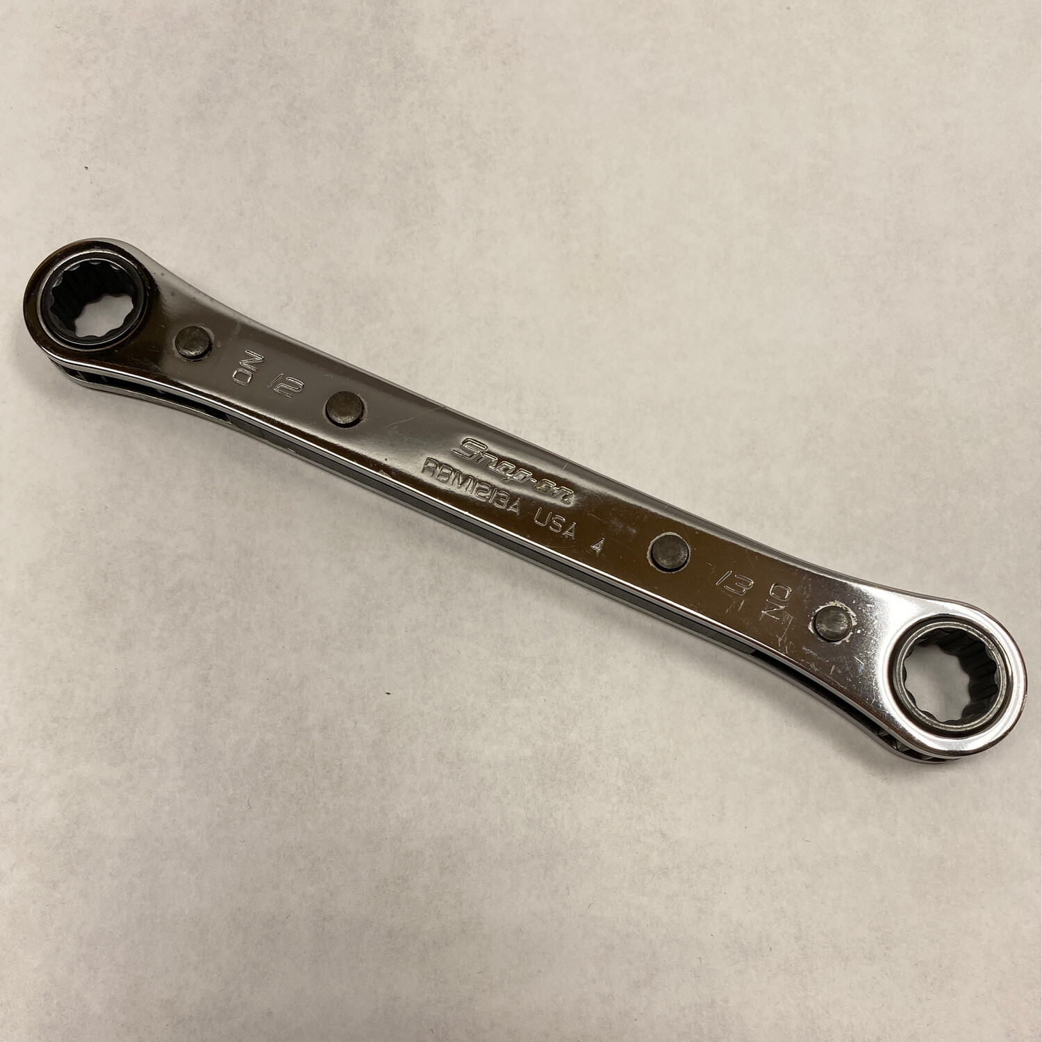 Snap On Metric Ratcheting Box Wrench 12-13mm, RBM1213A