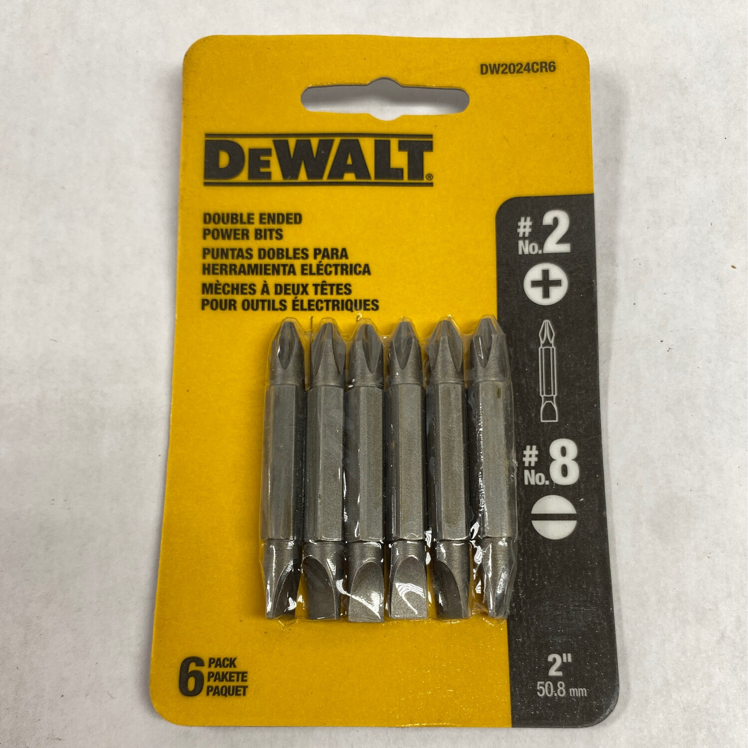 DeWalt Double Ended Power Bits (6 Pack) DW2024CR6