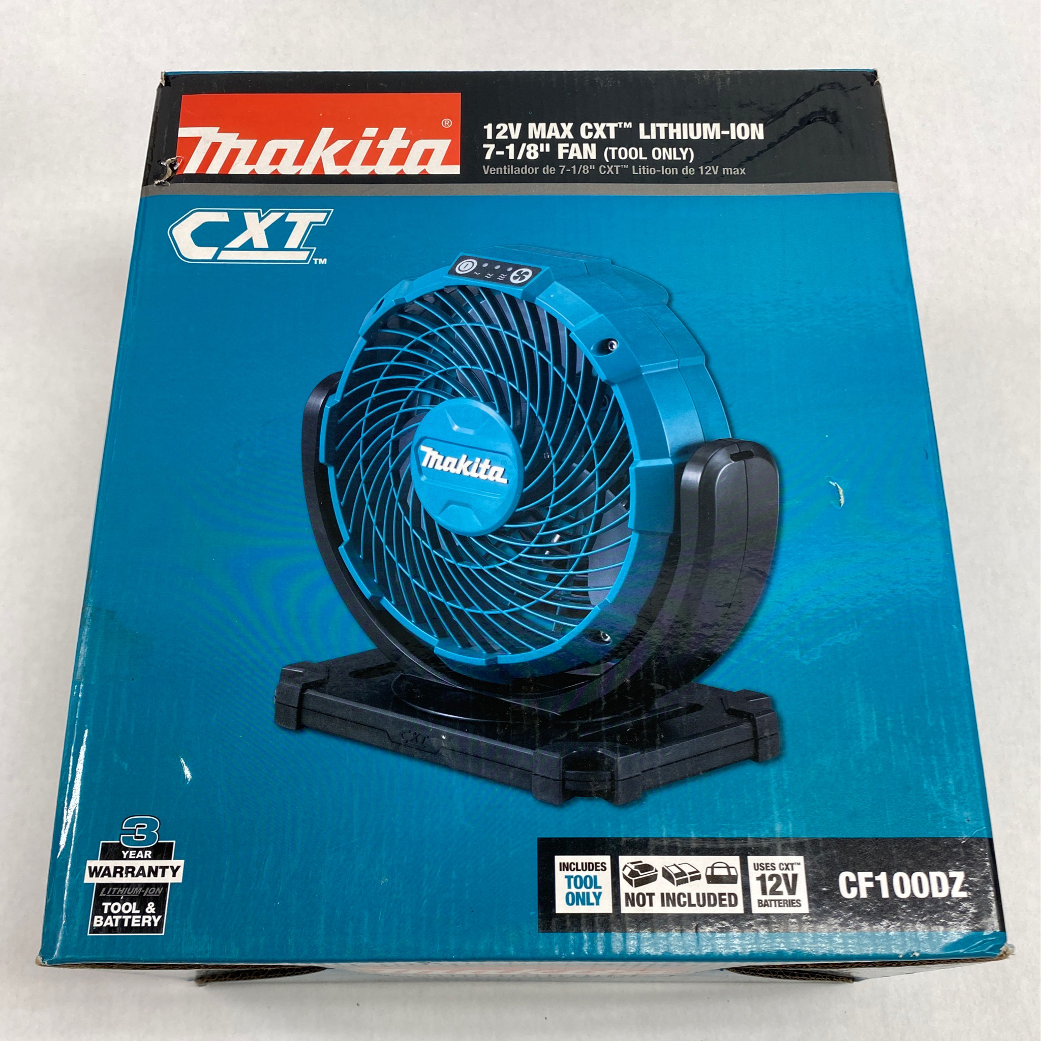Makita 12V Max CXT Lithium Ion 7-1/8” Fan (Tool Only) CF100DZ