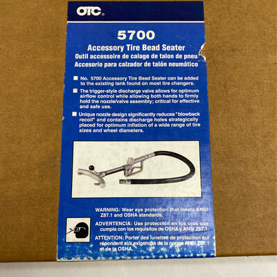OTC Accessory Tire Bead Seater, 5700