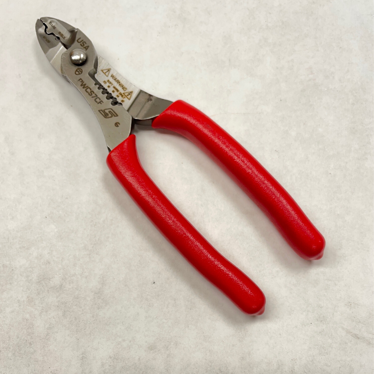 New Snap On Wire Stripper, Crimper & Cutter Pliers, PWCS7CF Shop