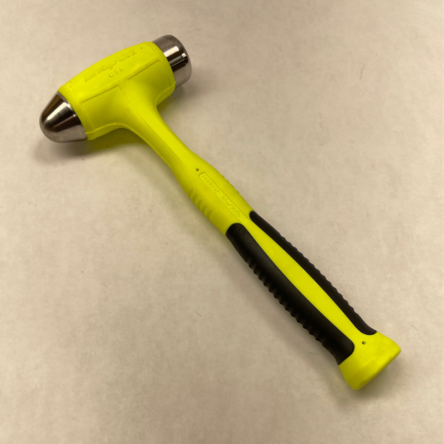 New Snap On 32oz HiViz Ball Peen Soft Grip Dead Blow Hammer, HBBD32