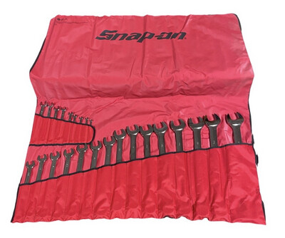 New Snap On 24 pc 12-Point SAE Flank Drive® Combination Wrench Set (1/4–1-5/8