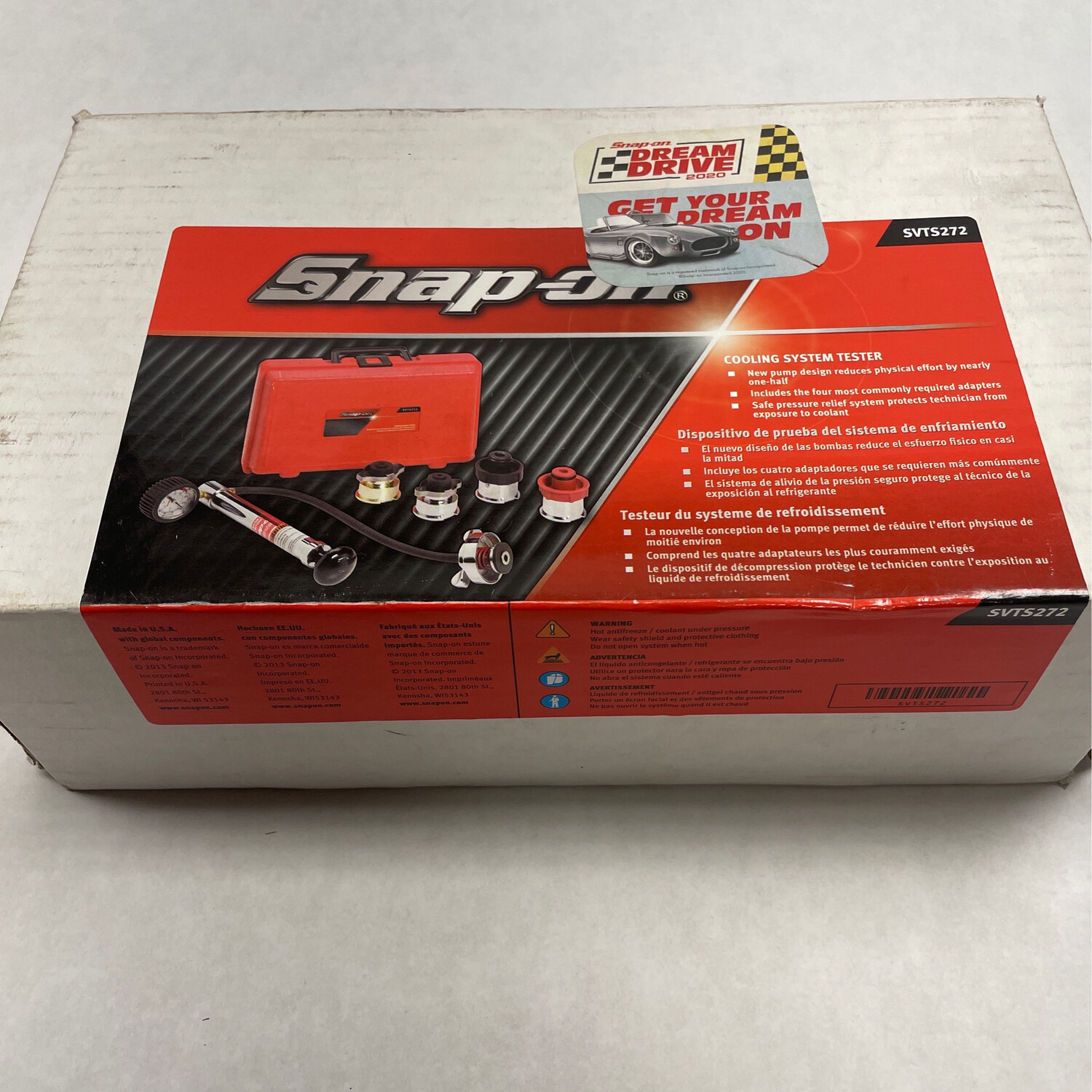 Snap On Cooling System Tester, SVTS272