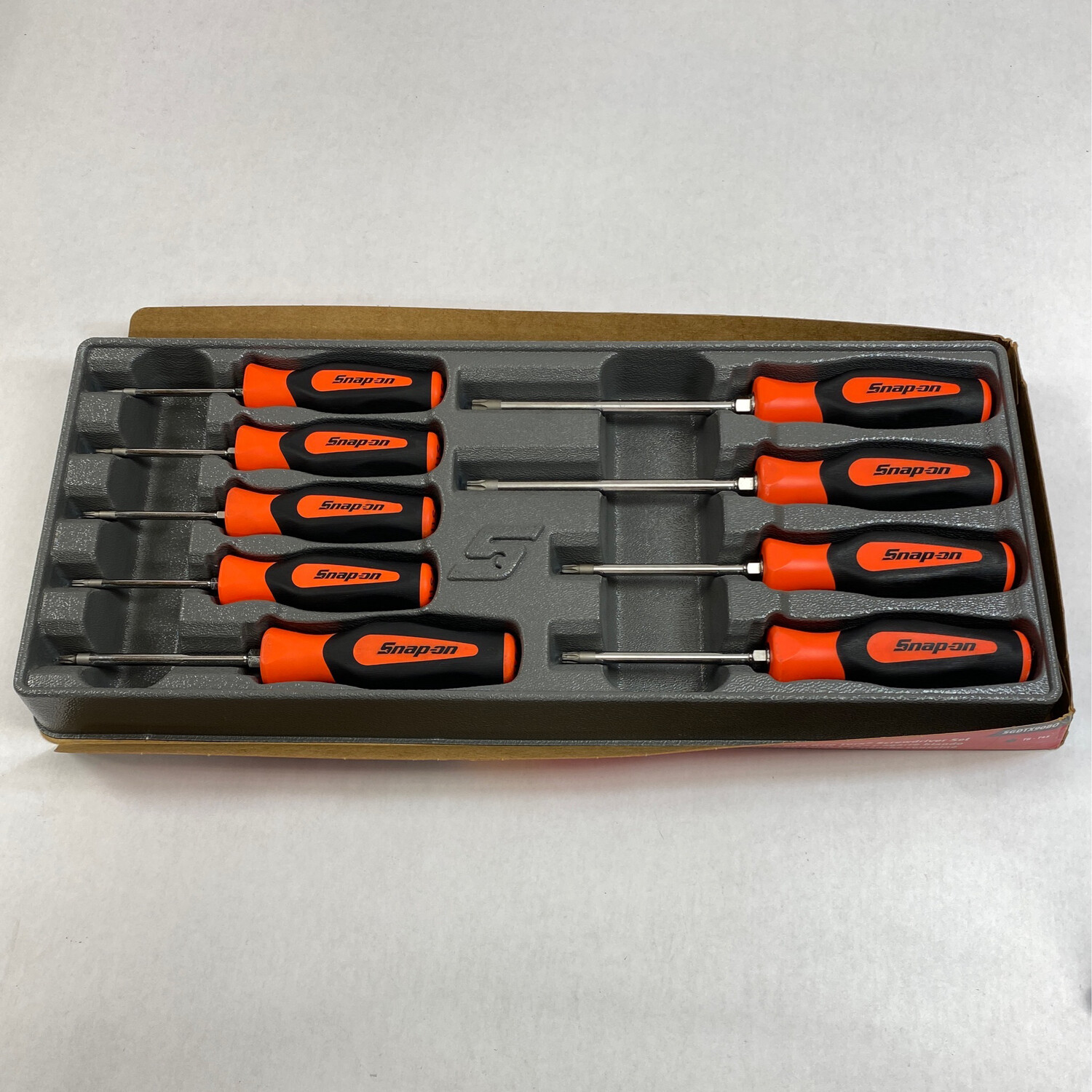 Snap On 9 pc TORX® Instinct® Soft Grip Screwdriver Set, SGDTX90BO ...