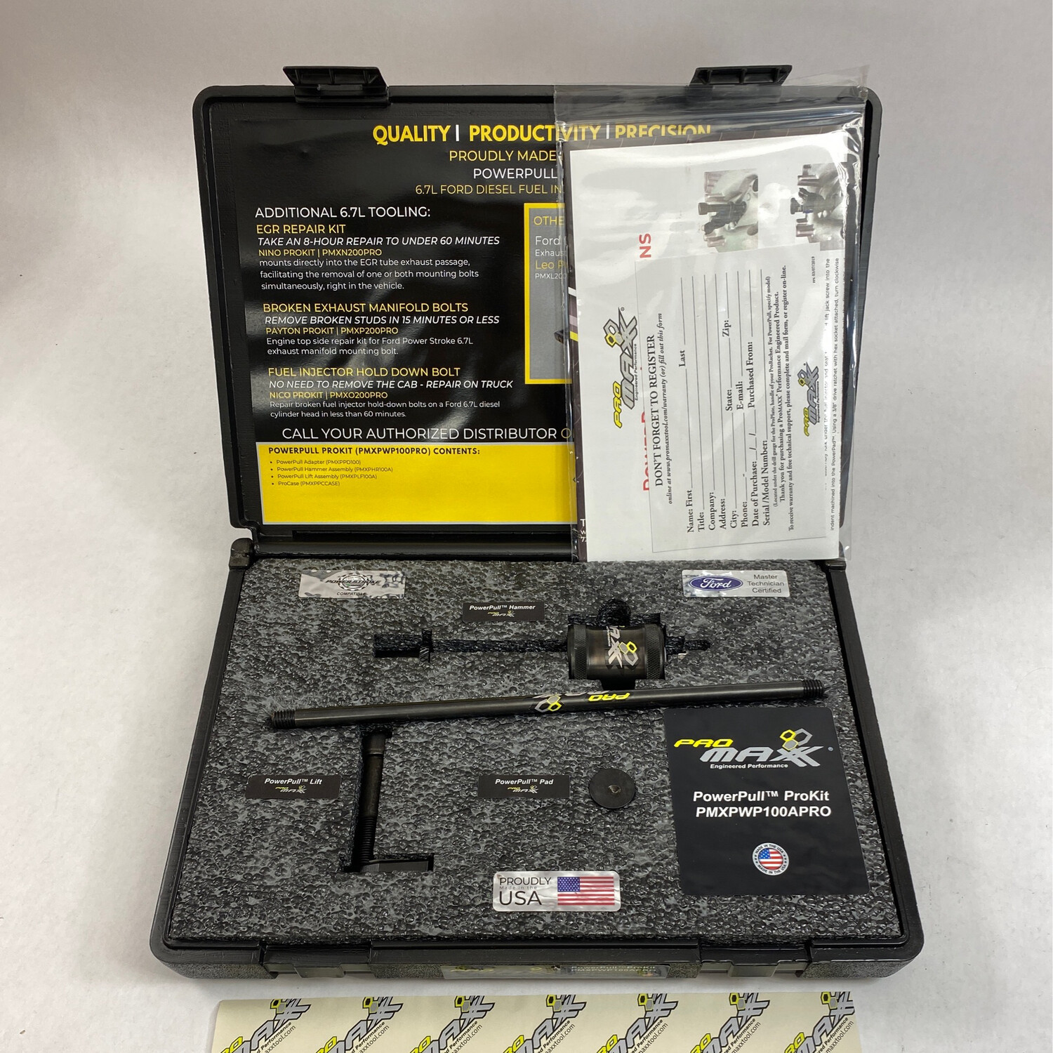 ProMax PowerPull ProKit Ford 6.7L Diesel Fuel Injector Removal Kit