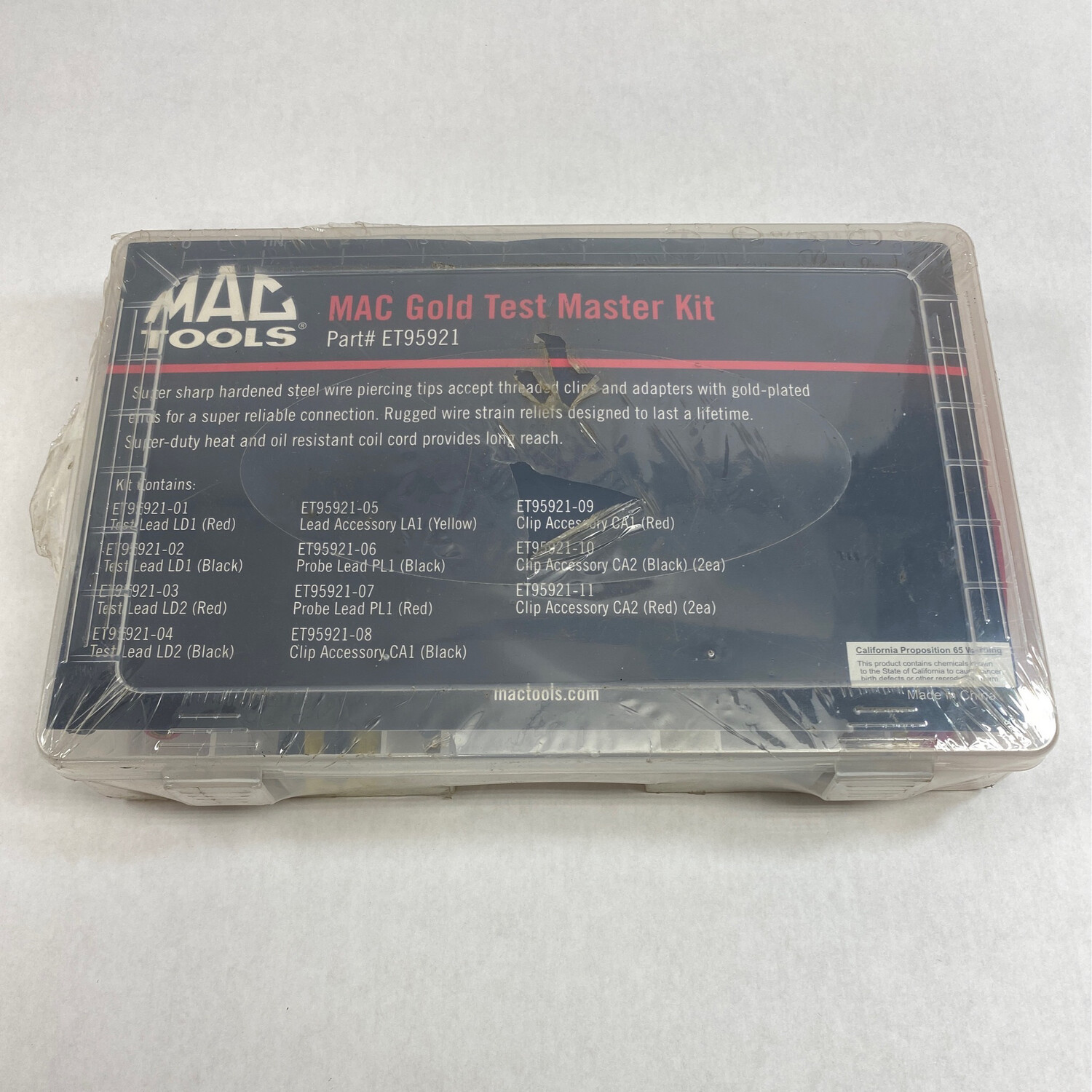 Mac Tools Gold Test Master Kit, ET95921
