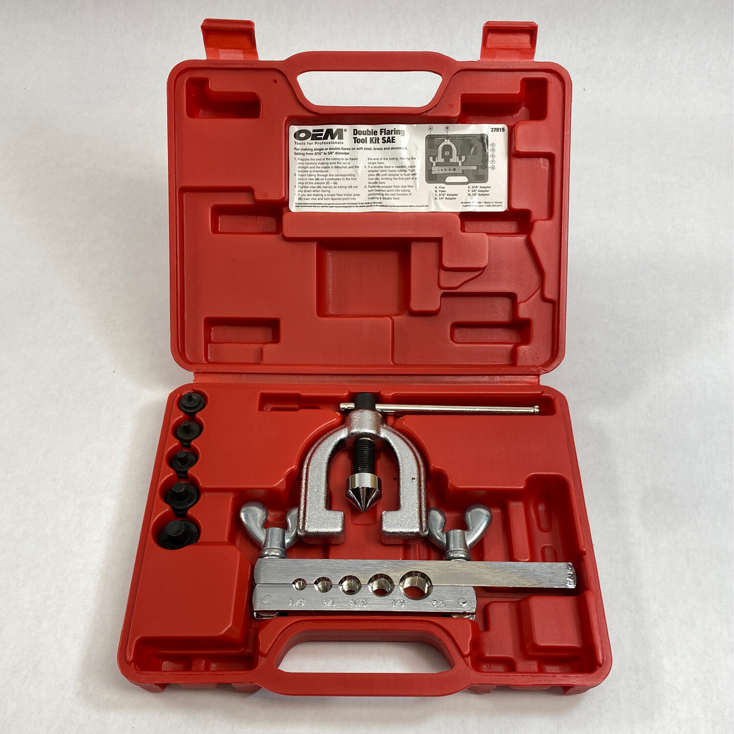 OEM Tools Double Flaring Tool Kit SAE, 27015