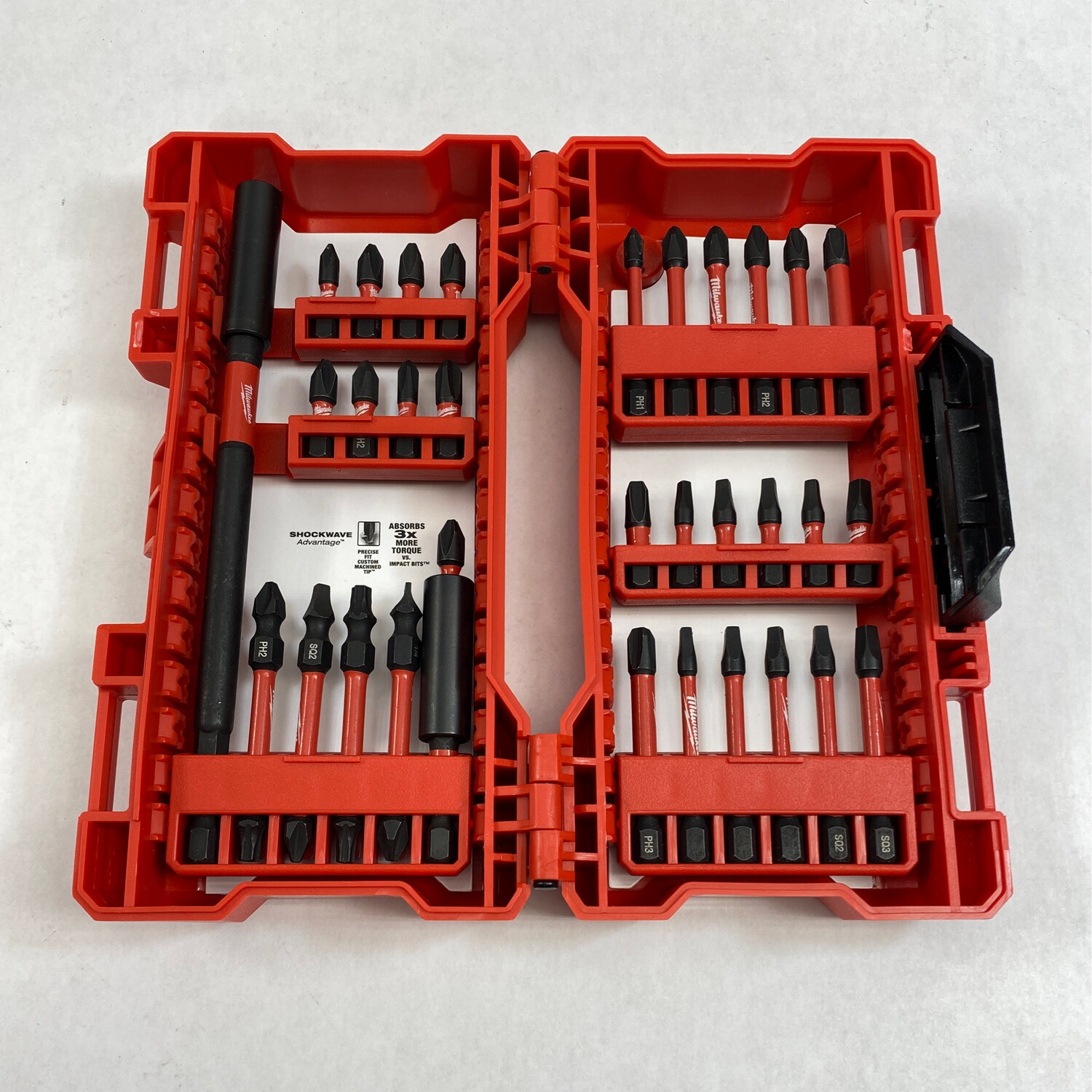 Milwaukee 124pc Shockwave Impact Driver Bit Set For Packout - 48-32-4034 - New