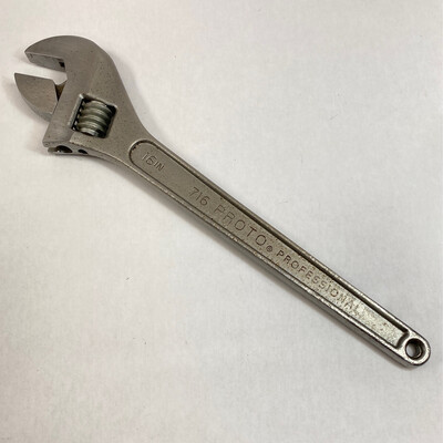 Proto 16” Adjustable Wrench, 716 Dewalt