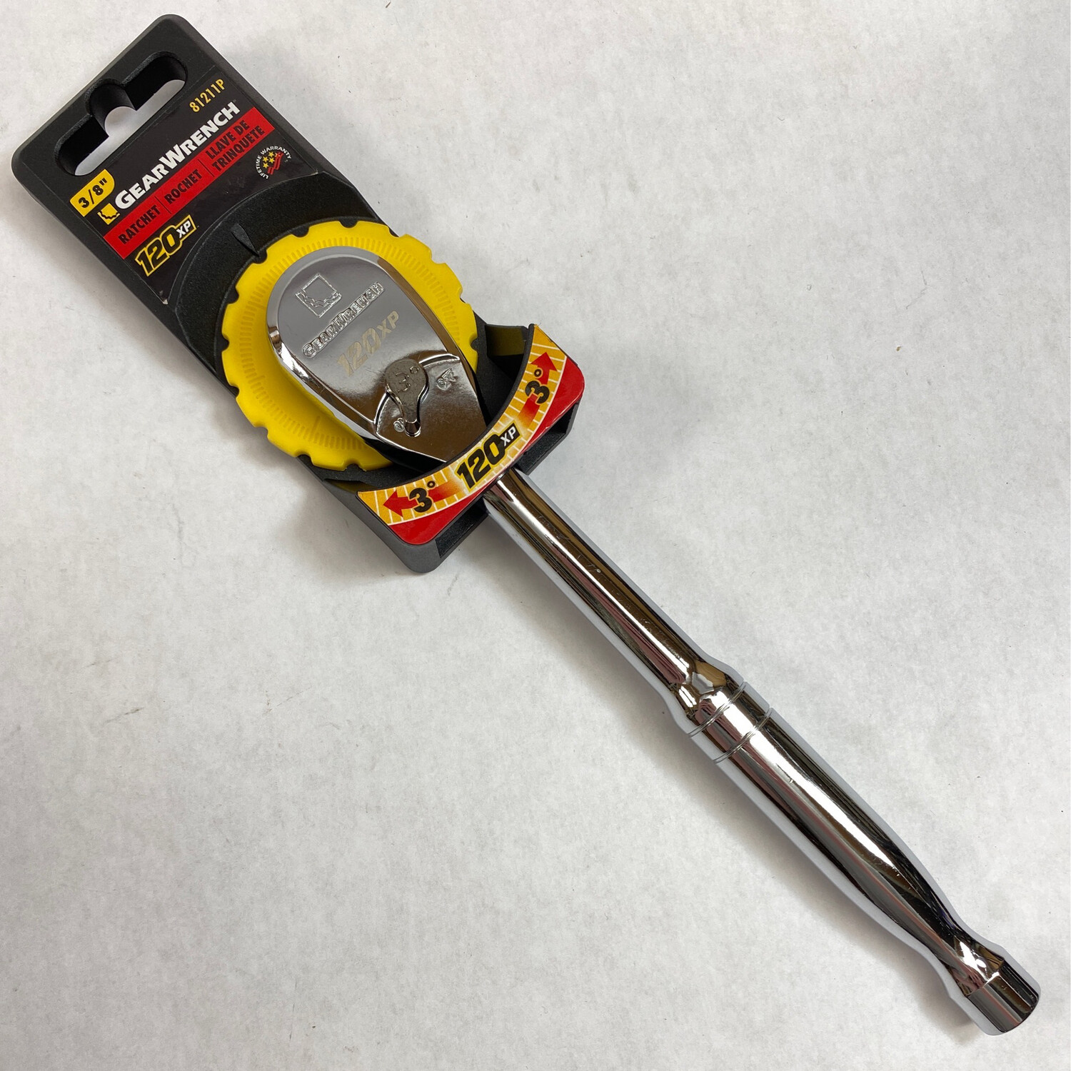 Gearwrench 3/8” Drive 120XP Teardrop Ratchet, 81211P