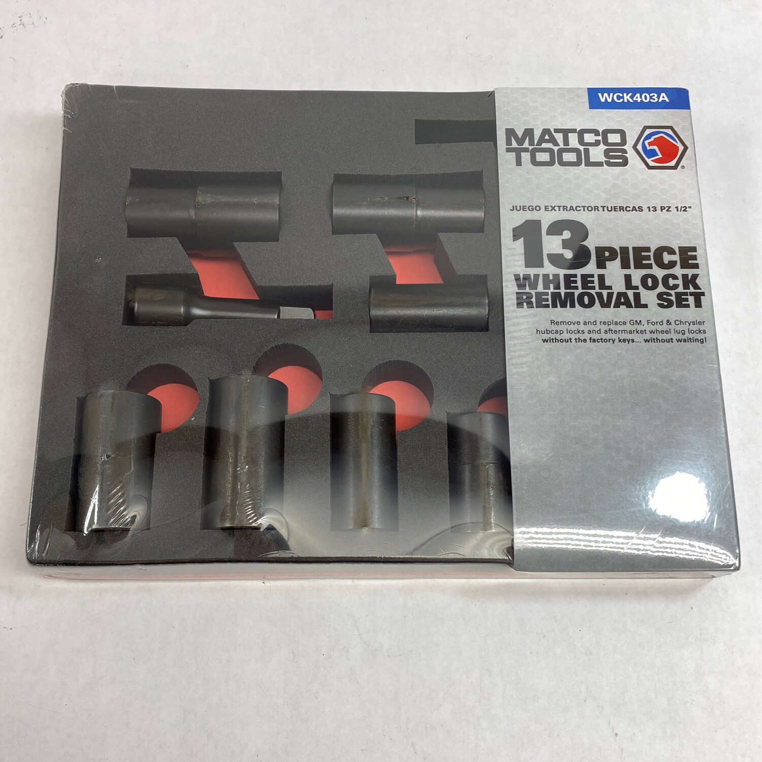 Matco Tools 13 Piece Wheel Lock Removal Set, WCK403A Shop Tool Swapper