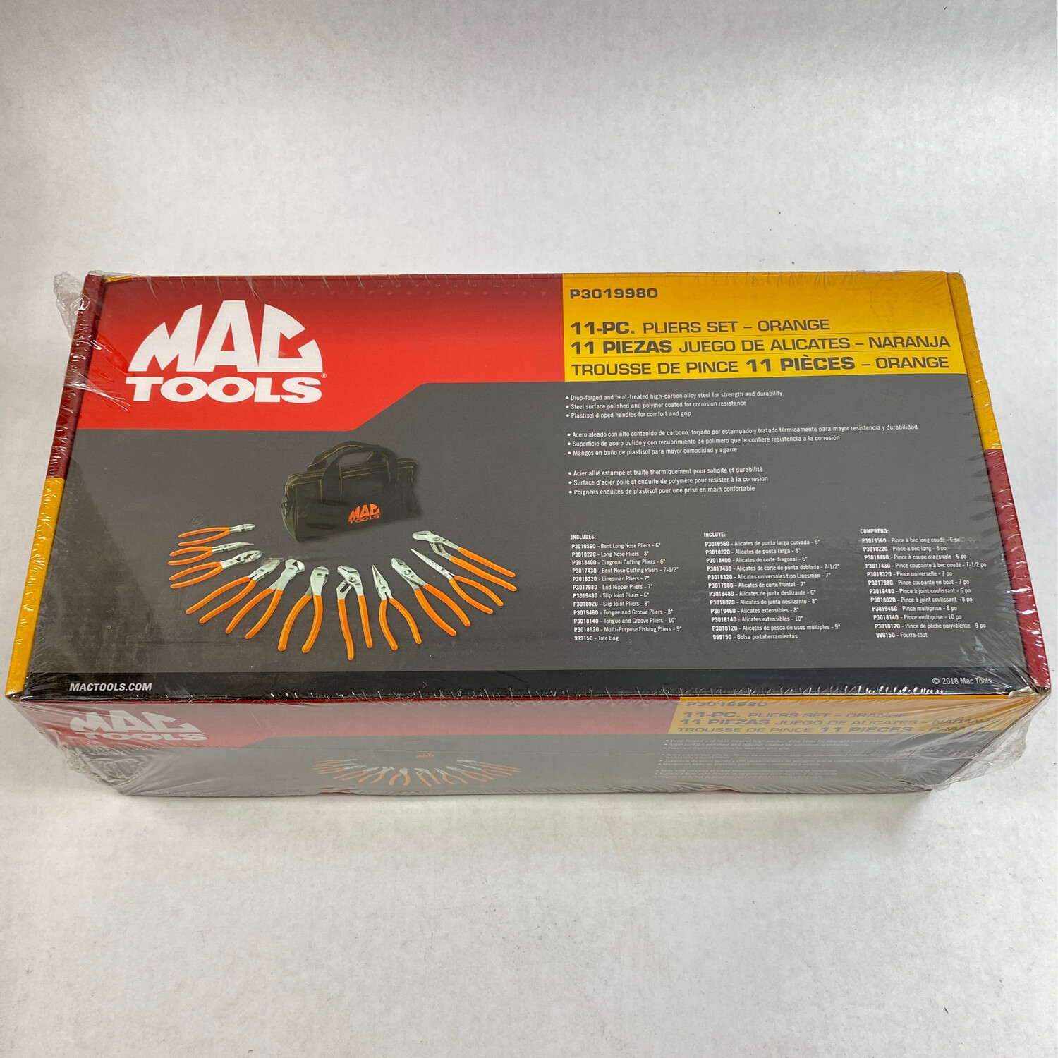 Mac Tools 11 Pc Pliers Set, P301998G Shop Tool Swapper