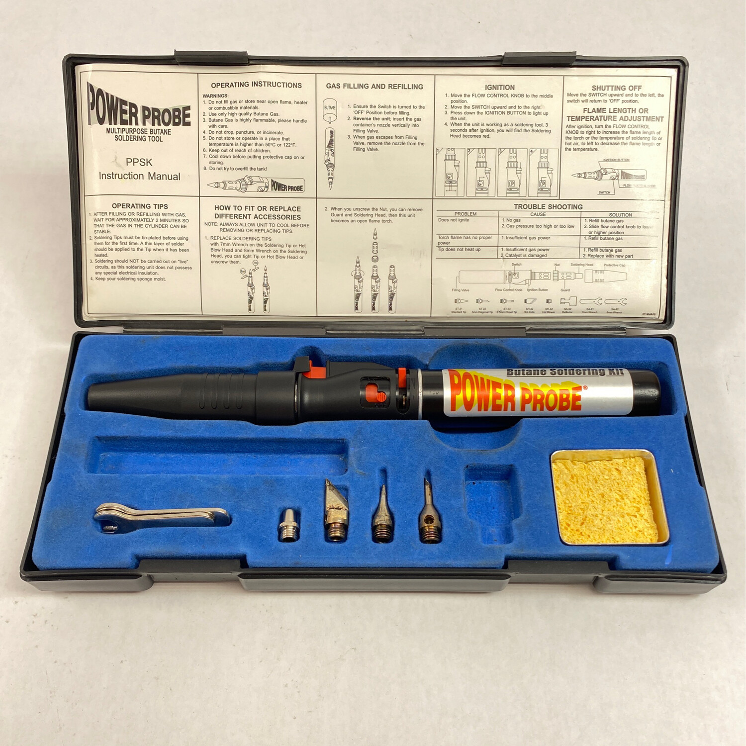 Power Probe Butane Soldering Kit, PPSK Shop Tool Swapper