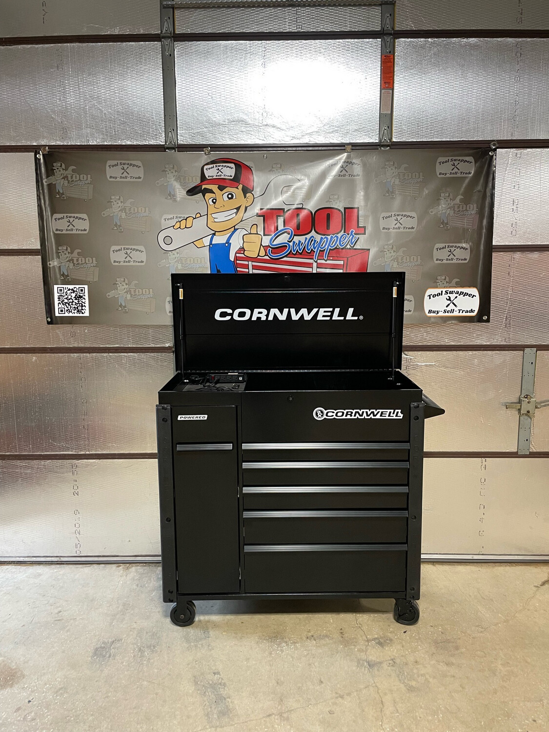 Cornwell 6 Drawer Flip Top Power Bank Cart - Shop - Tool Swapper