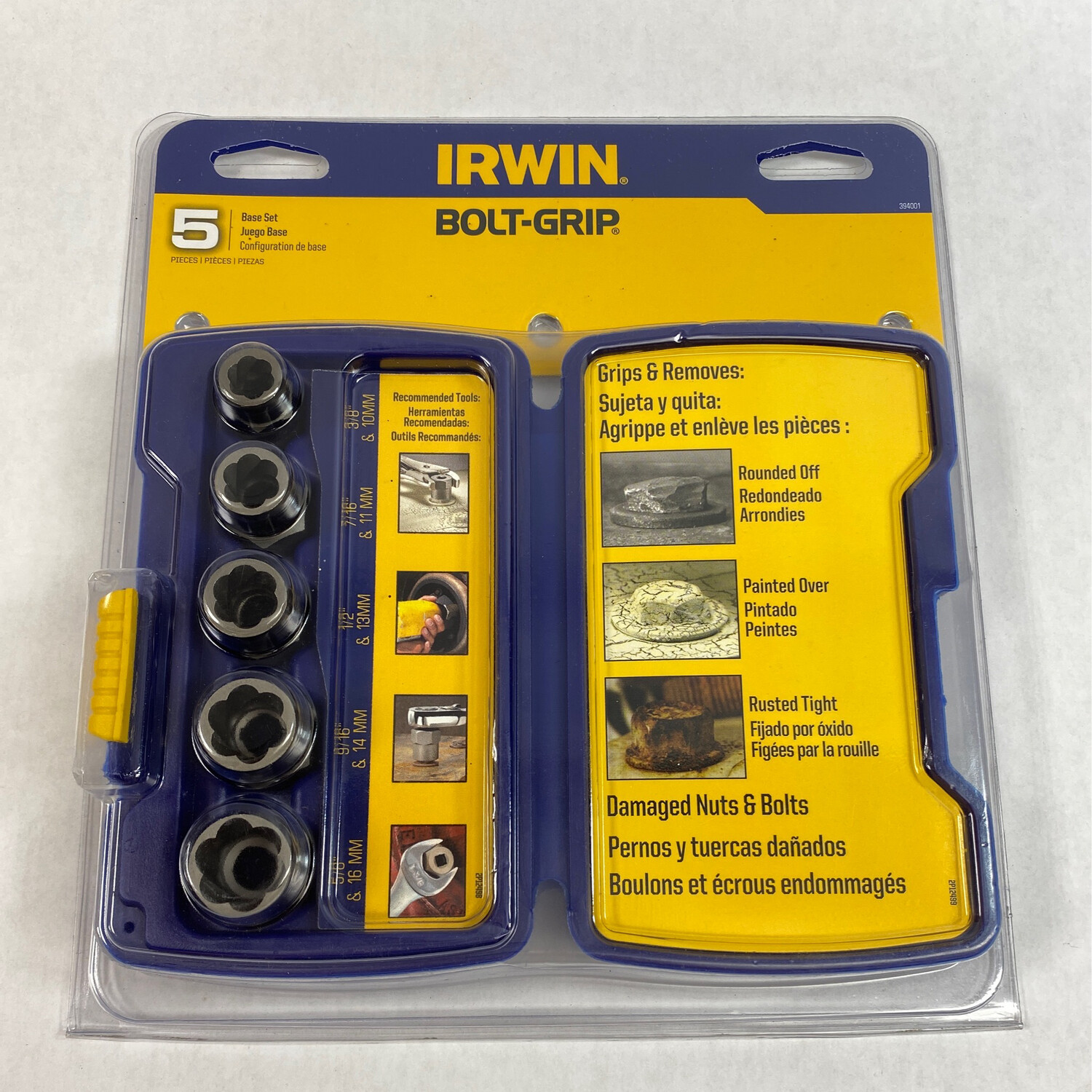 Irwin 5 Pc. Bolt Extractor Set, 394001