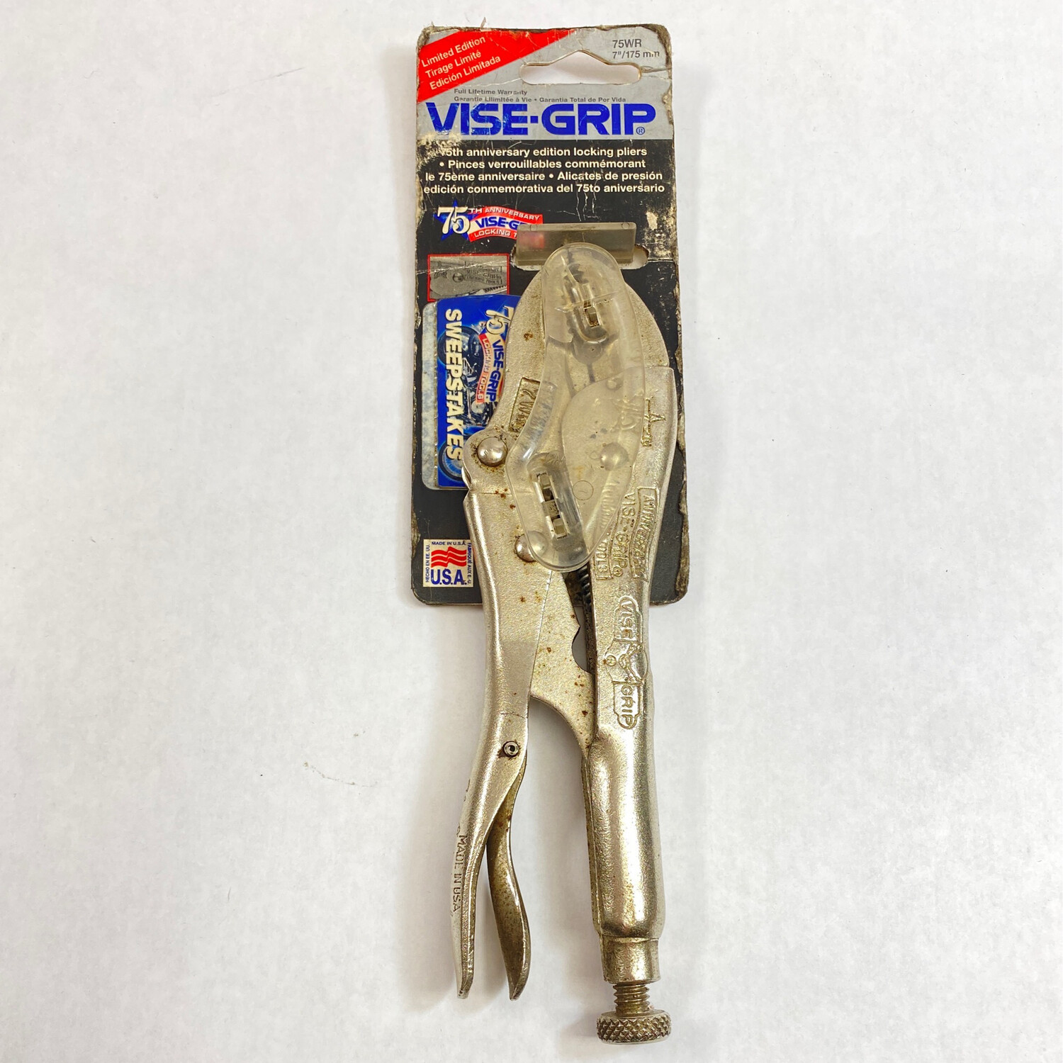 Vise-Grip 10WR Locking Pliers - 10" Curved Jaw With Wire Cutter - Made In USA