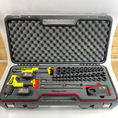 Snap On 62 Pc. 3/8” Drive Cordless Impact To Go Foam Kit (HV